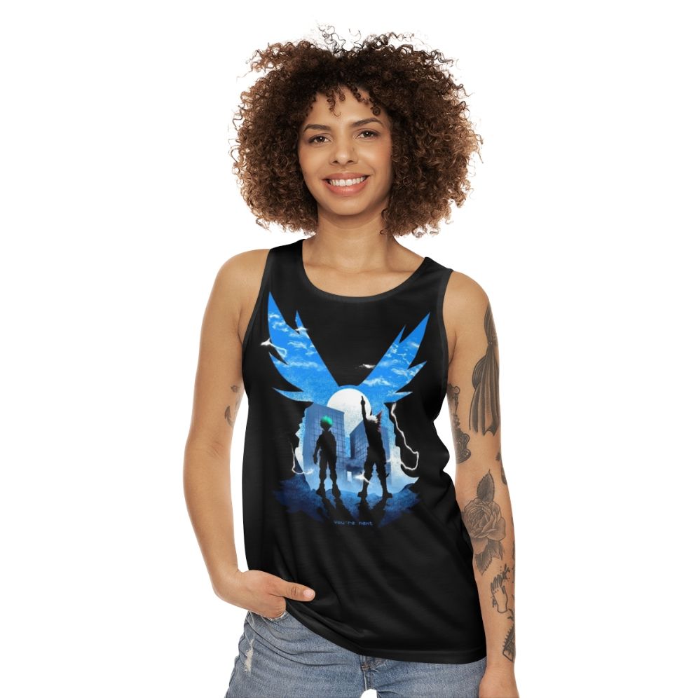 "You're Next" Unisex Anime Hero Academy Tank Top - women