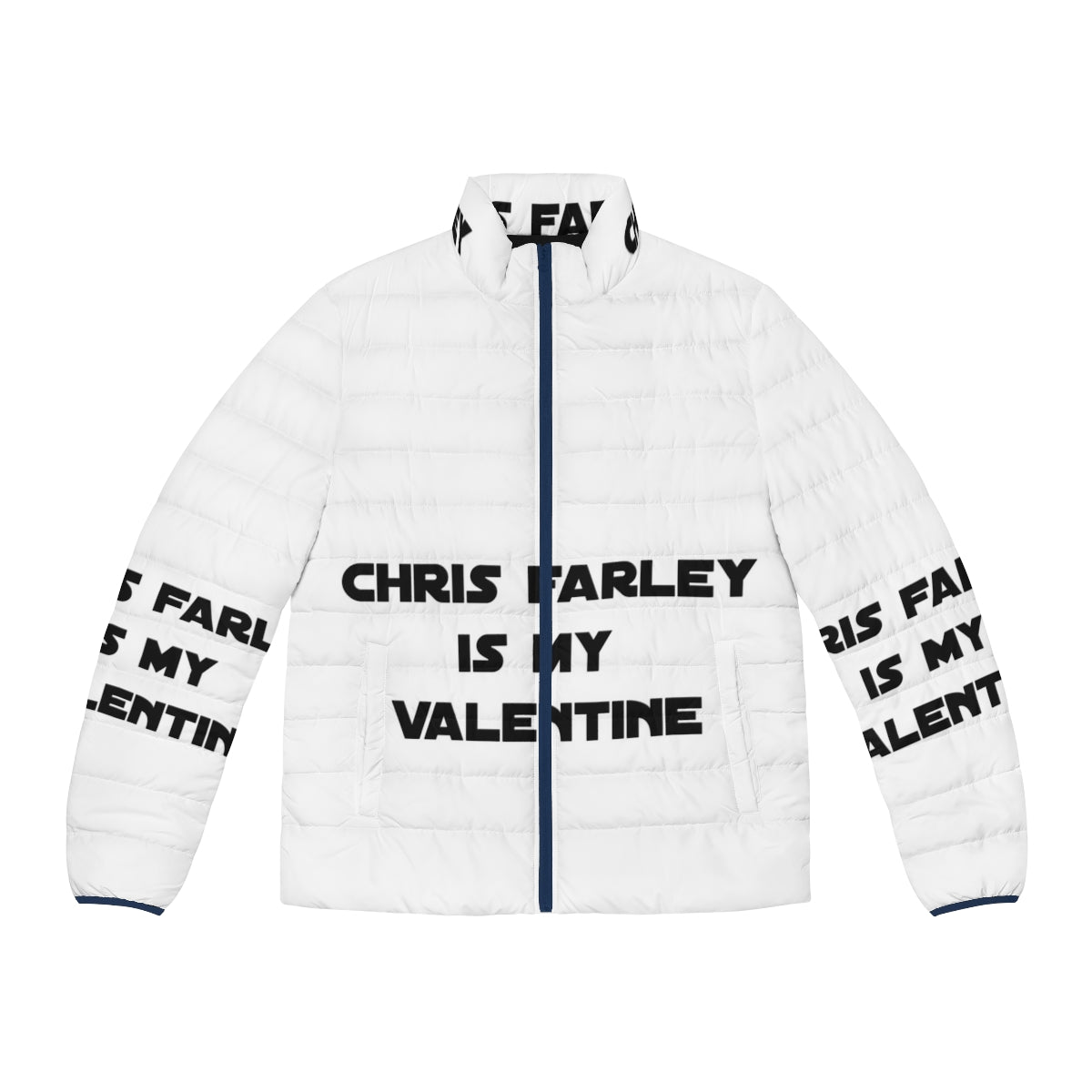 Vintage-inspired Chris Farley puffer jacket