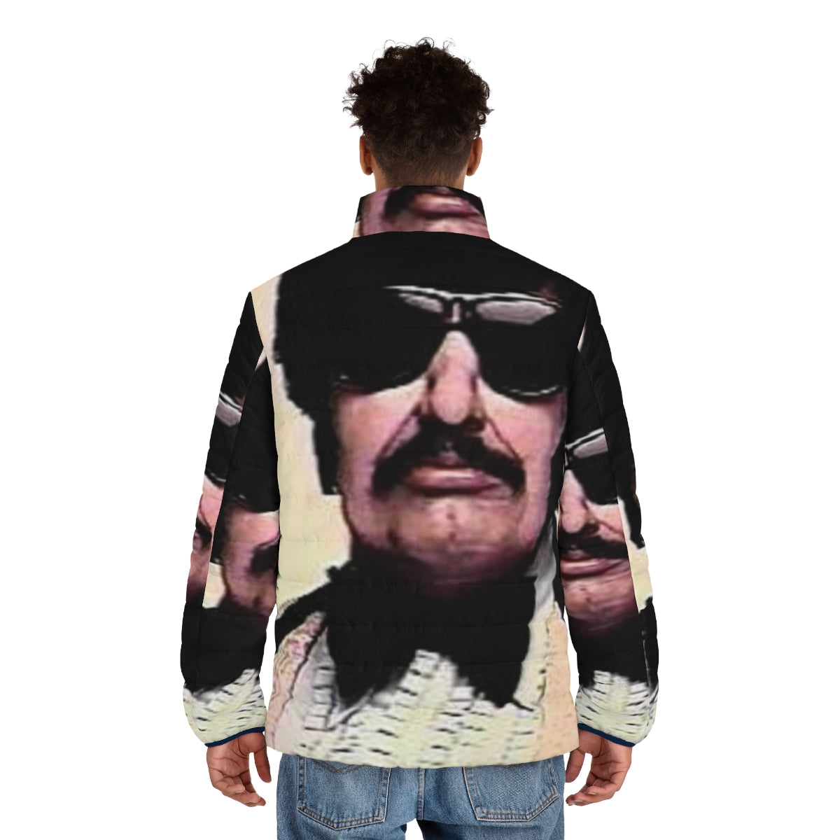 Tony Clifton Retro Puffer Jacket - men back