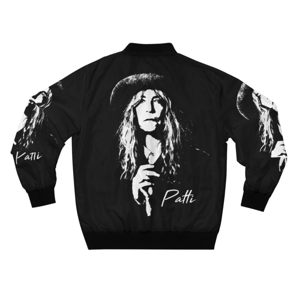 Patti Smith Retro Feminist Bomber Jacket - Back