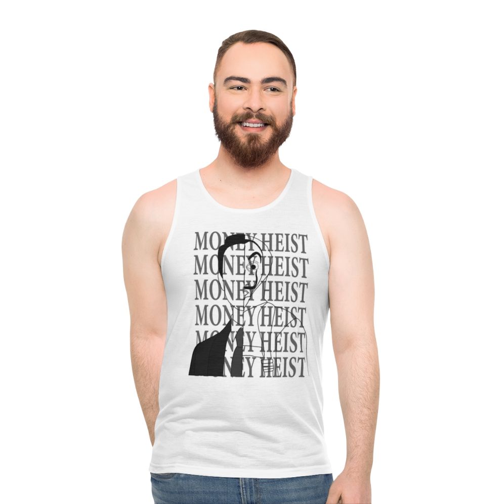 Money Heist Berlin Typography Unisex Tank Top - men