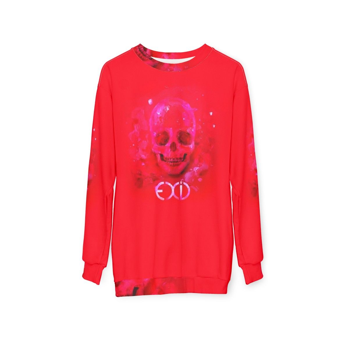 EXID Hot Pink Kpop Girl Group Sweatshirt - hanging