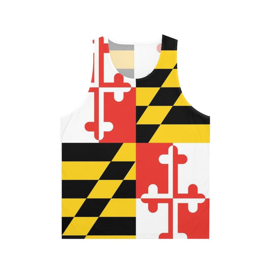 Maryland flag unisex tank top