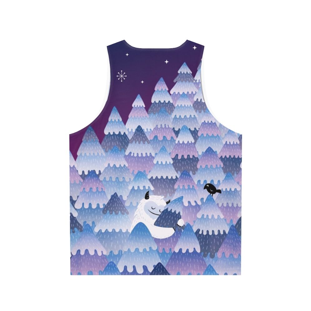 Tree Hugger Monster Unisex Night Tank Top - Back