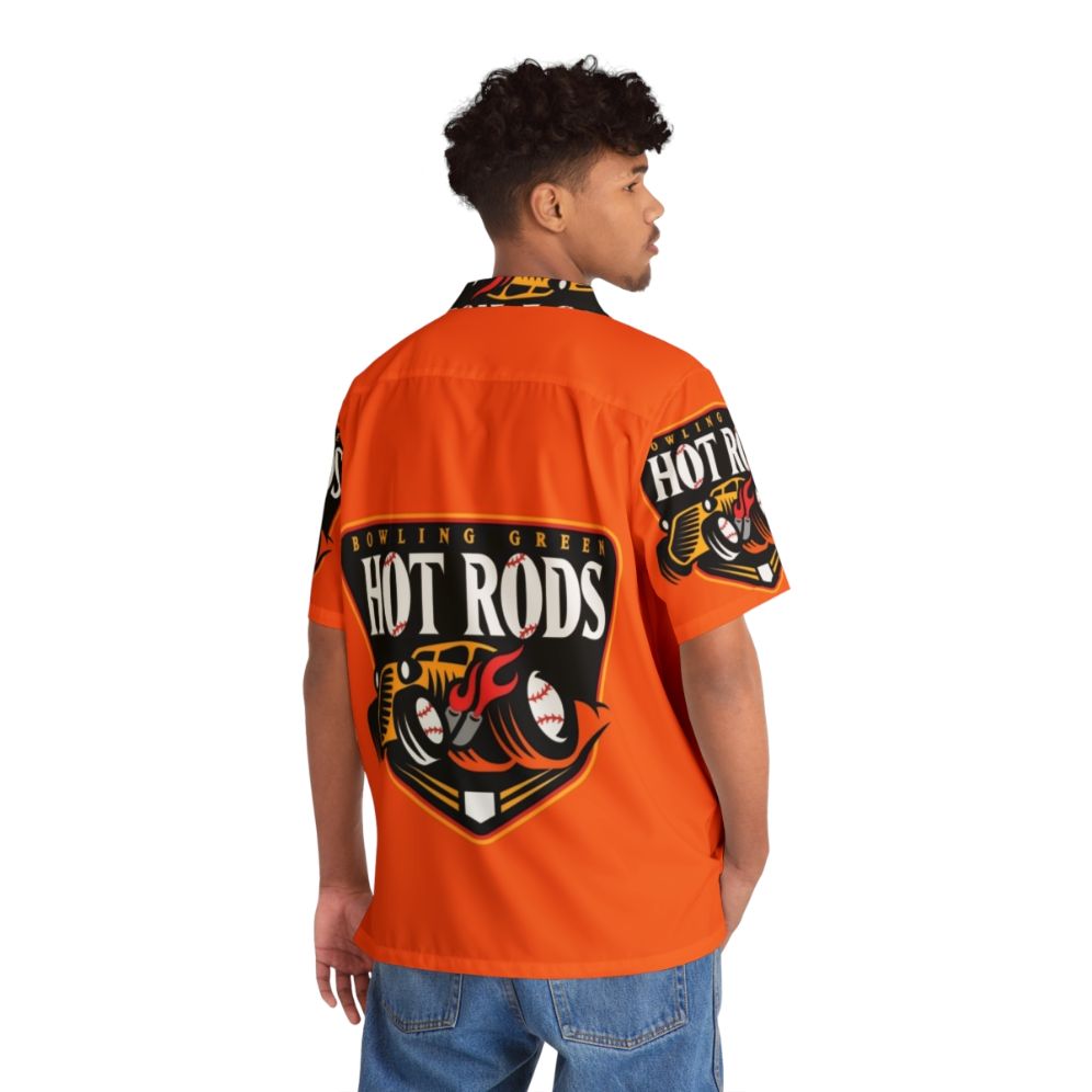 Bowling Green Hot Rods Hawaiian Shirt - People Back