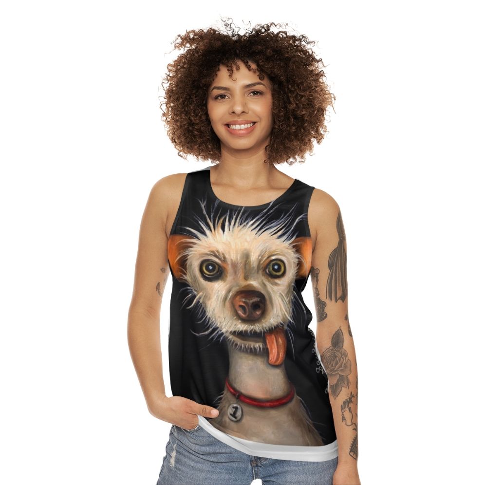 Unisex Ugly Dog Tank Top - women