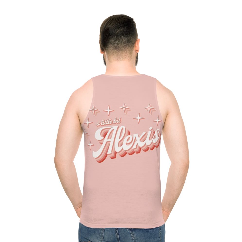 "A Little Bit Alexis" Schitt's Creek Unisex Tank Top - men back