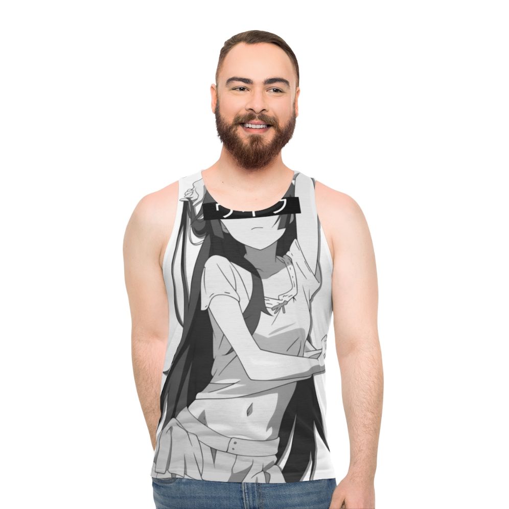 Senjougahara Waifu Anime Unisex Tank Top - men