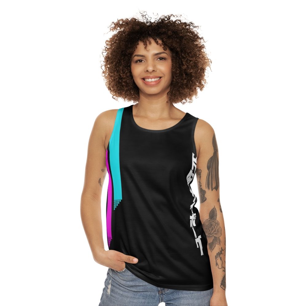 Retro 80s vaporwave aesthetic unisex tank top - women