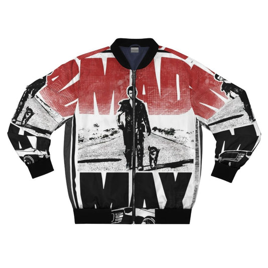 Mad Max Fury Road inspired bomber jacket with apocalyptic design