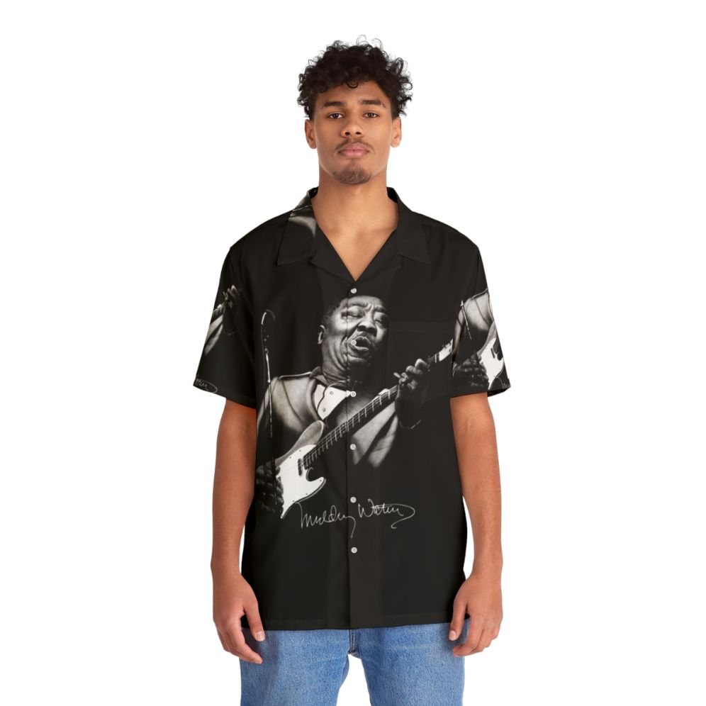 Muddy Waters Inspired Blues Hawaiian Shirt - People Front