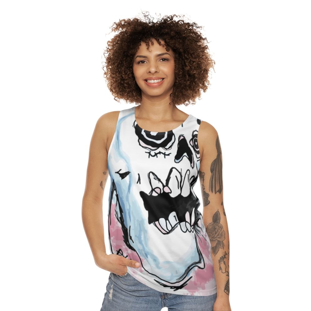 Lil Peep Die Skull Unisex Tank Top - women