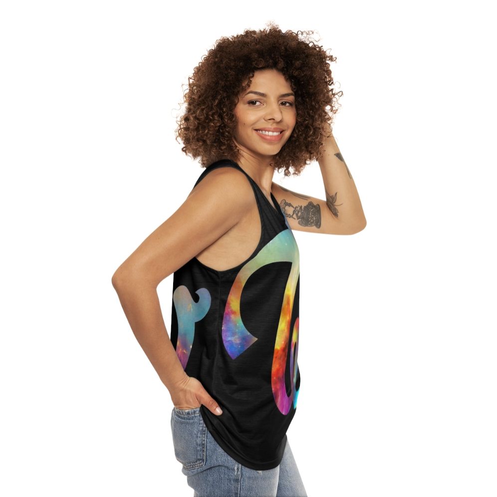 Twice Nebula Unisex Tank Top - women side