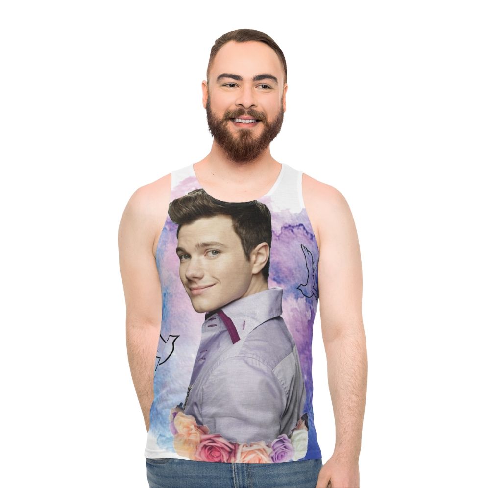 Watercolor Kurt Hummel Unisex Tank Top - men