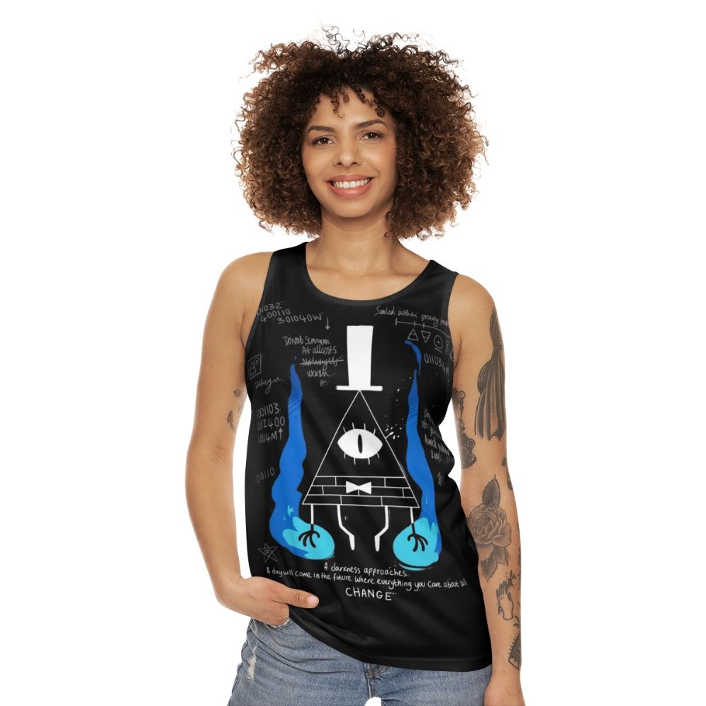 Bill Cipher Unisex Tank Top - women