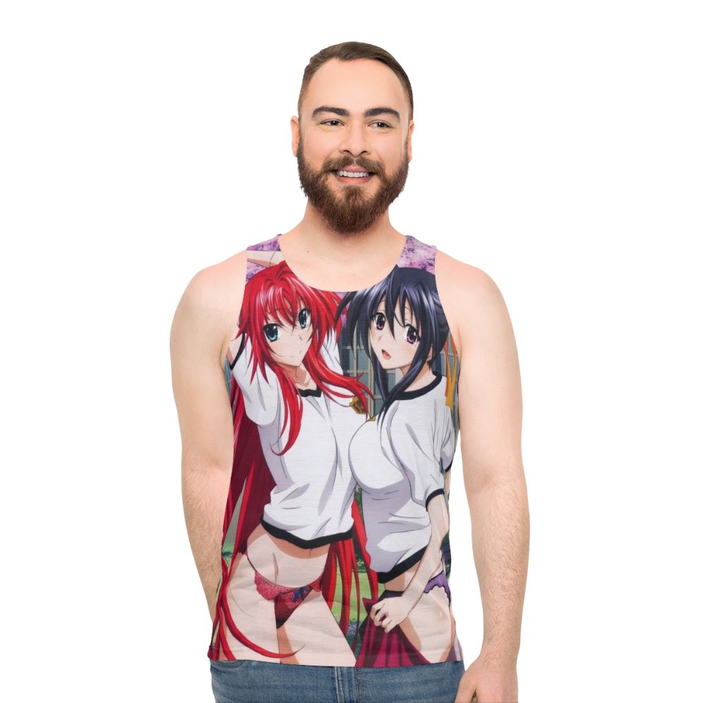 Rias and Akeno Anime Highschool DxD Unisex Tank Top - men