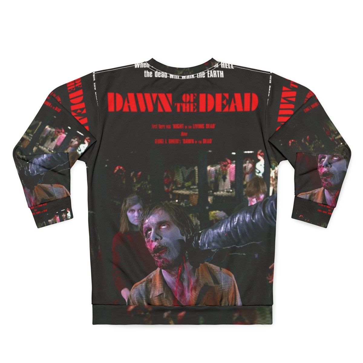 Dawn of the Dead Zombie Sweatshirt - Back