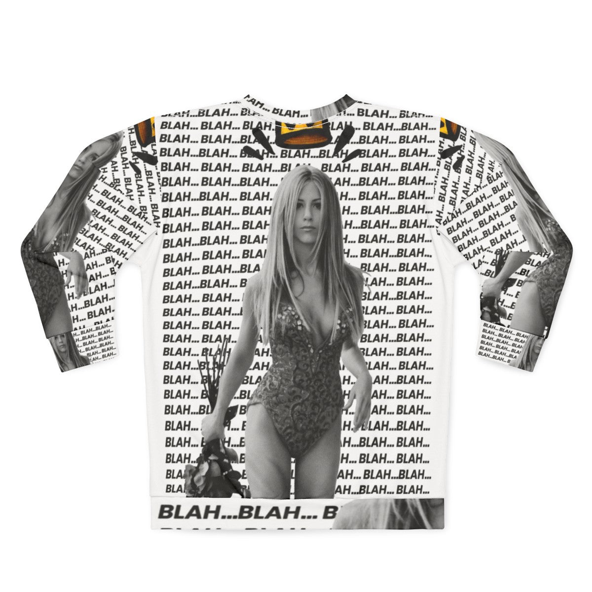 Jennifer Aniston Pop Art Graphic Sweatshirt - Back