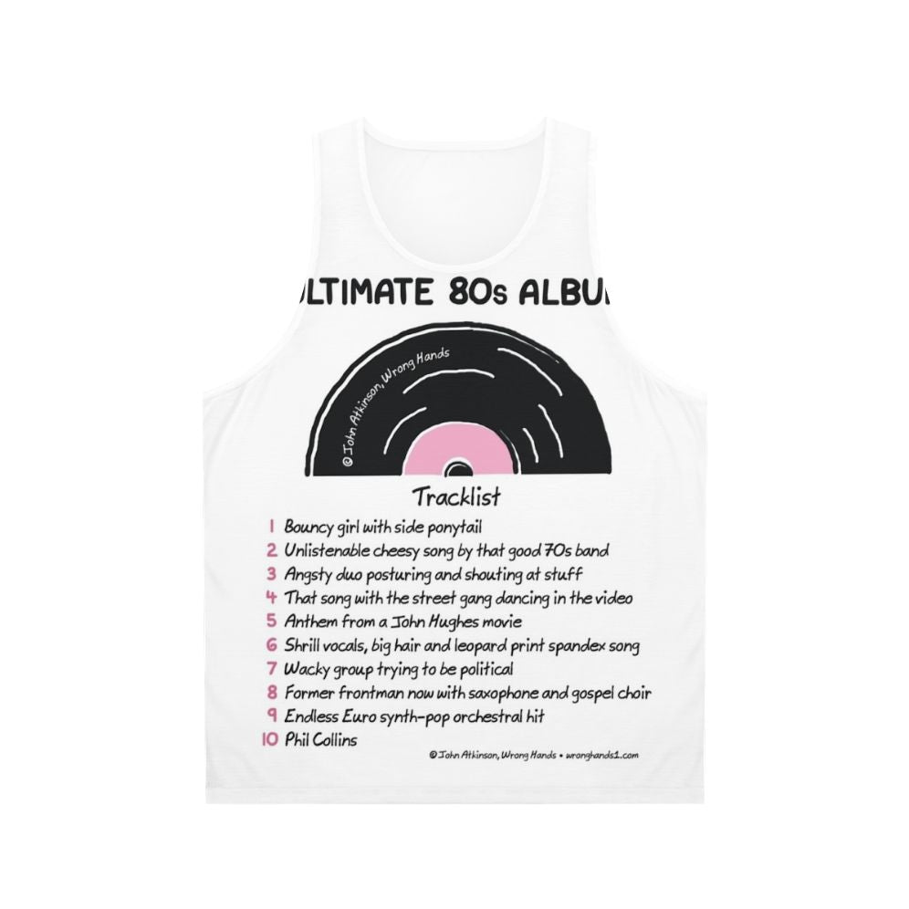 80s music unisex tank top