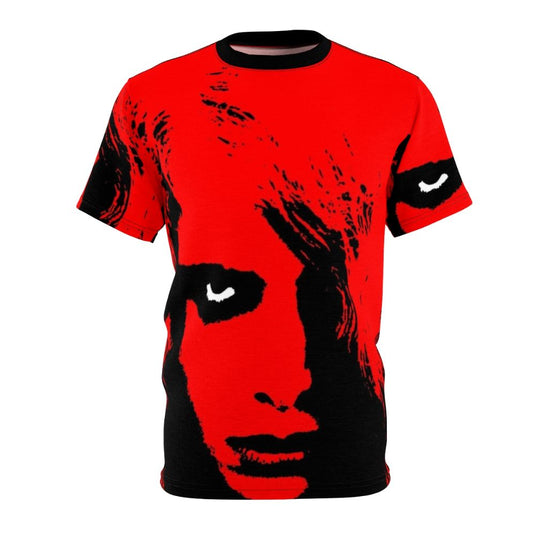 Retro-style graphic t-shirt featuring a Night of the Living Dead inspired zombie design