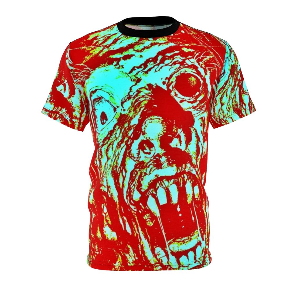 Occult horror movie vintage style all-over print t-shirt