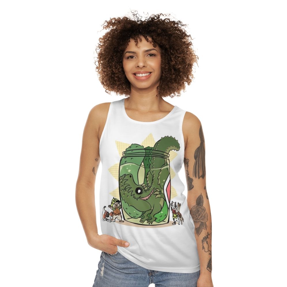 Pickle Monster Unisex Tank Top - women