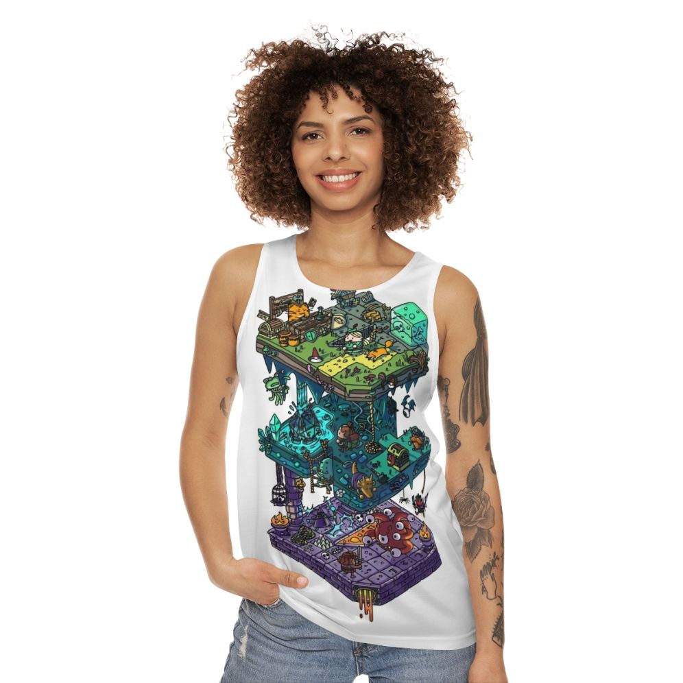 Isometric Dungeon & Dragons Unisex Tank Top - women