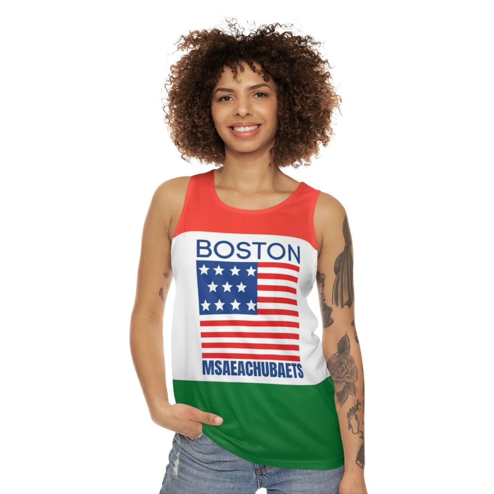 Vintage Boston Msaeachubaets Tank Top - women