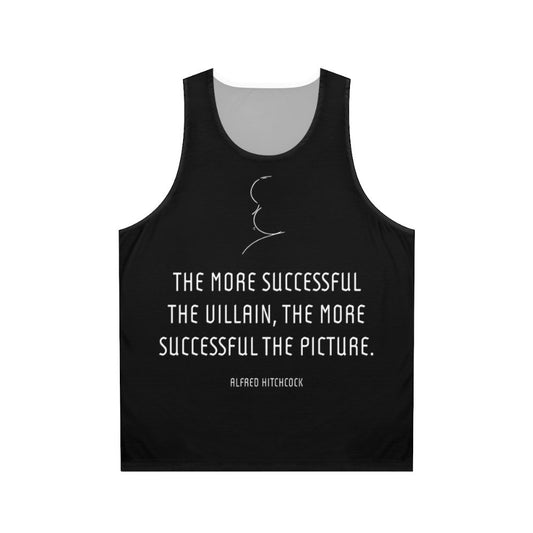 Alfred Hitchcock Villain Quote Unisex Tank Top