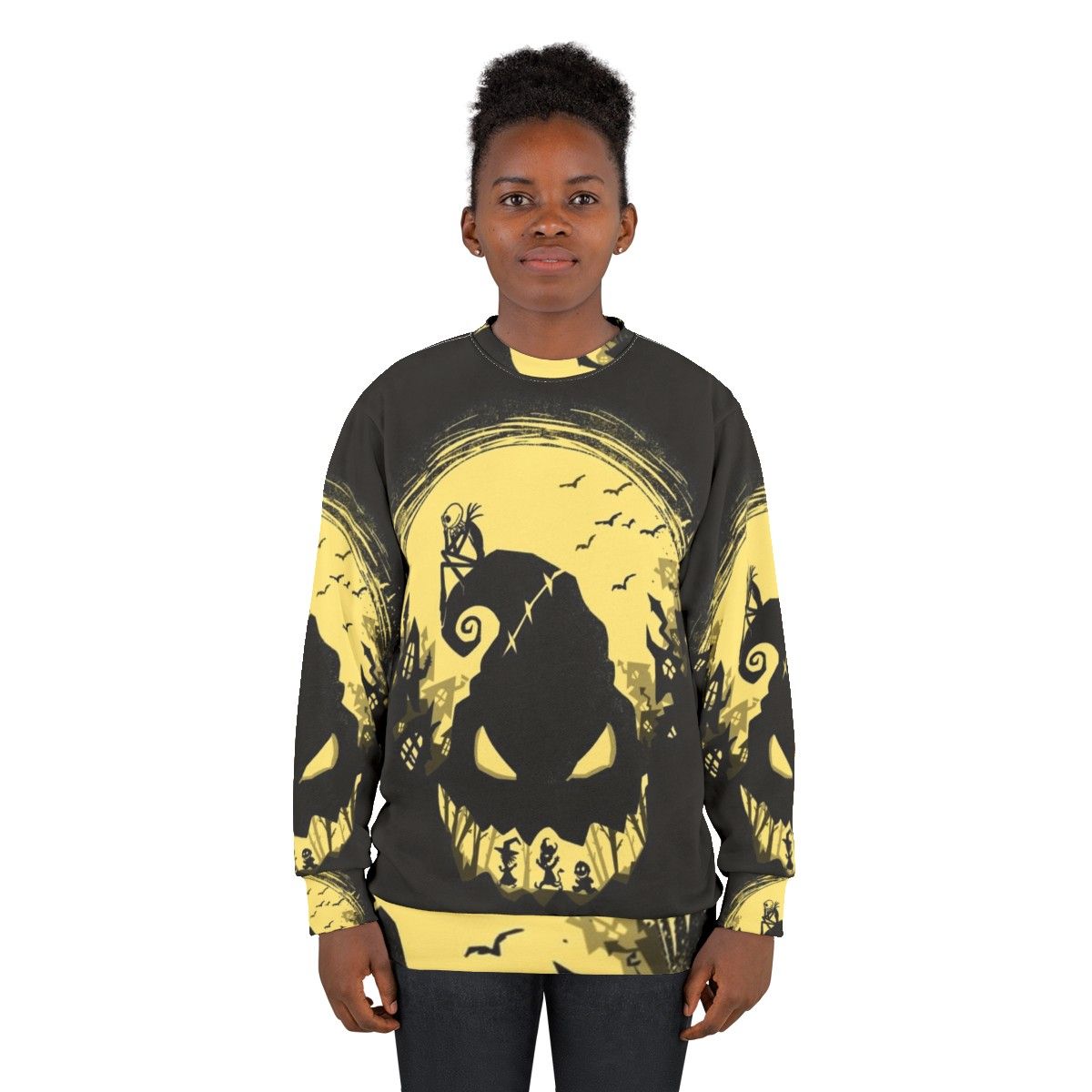 Jack Skellington Nightmare Before Christmas Sweatshirt - women