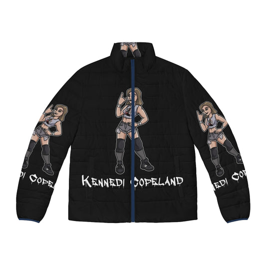 Kennedi Copeland Puffer Jacket - Wrestling inspired outerwear for the active sports enthusiast