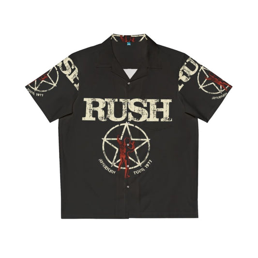 Rush 1977 Tour Rock Music Hawaiian Shirt