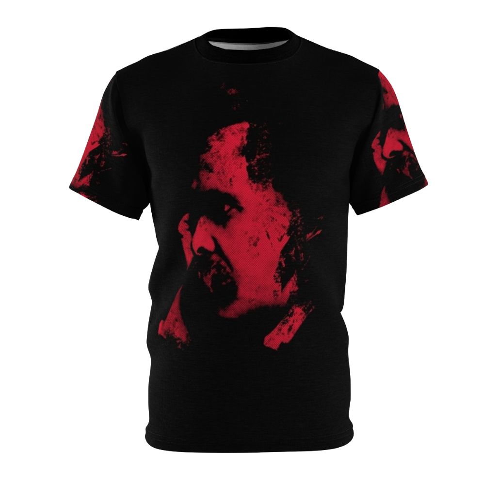 Portrait t-shirt featuring the image of philosopher Friedrich Nietzsche