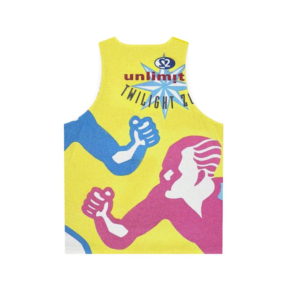 Unisex 2 Unlimited Twilight Zone Dance 90s Tank Top - Back