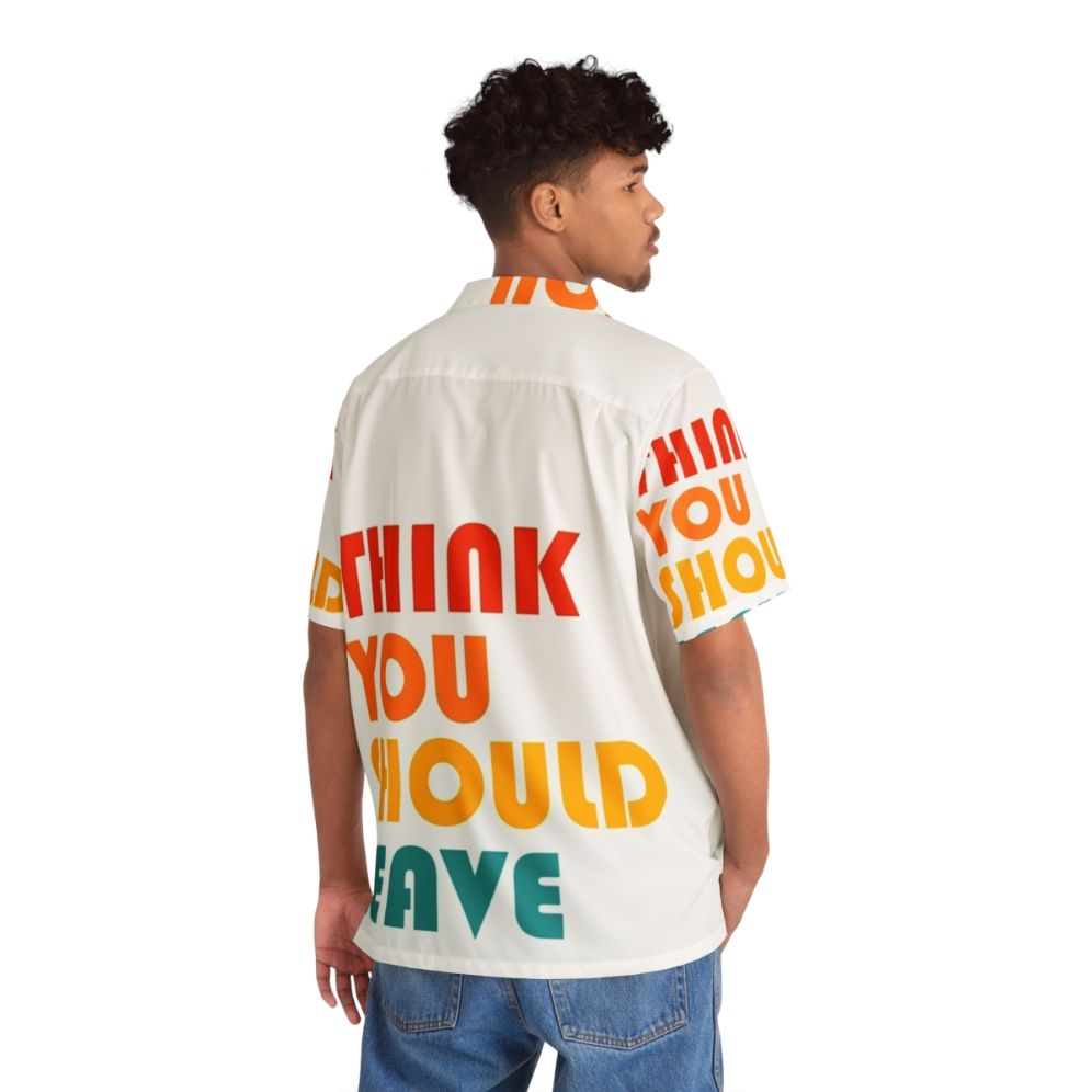 Retro Hawaiian Shirt Inspired by the Netflix Comedy I Think You Should Leave - People Back