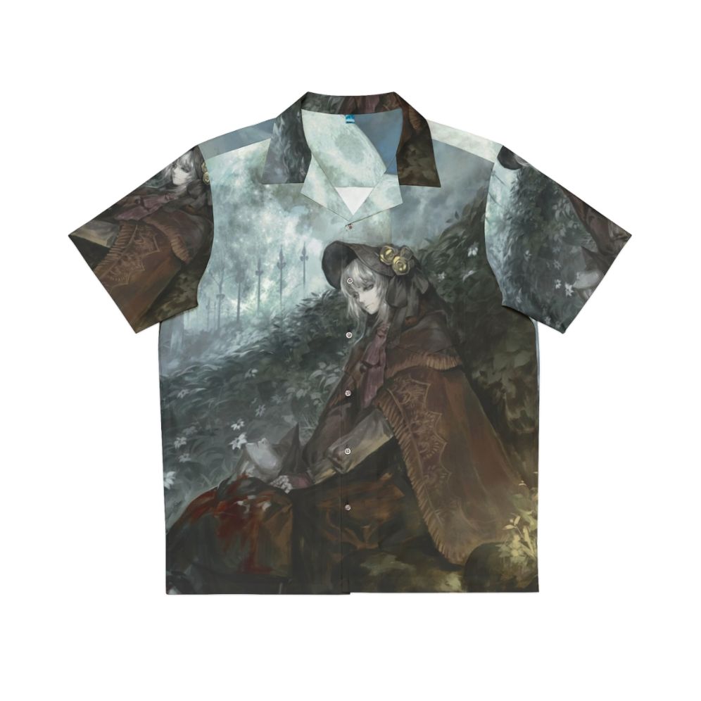 Bloodborne Hawaiian Shirt with Doll Inspired Design