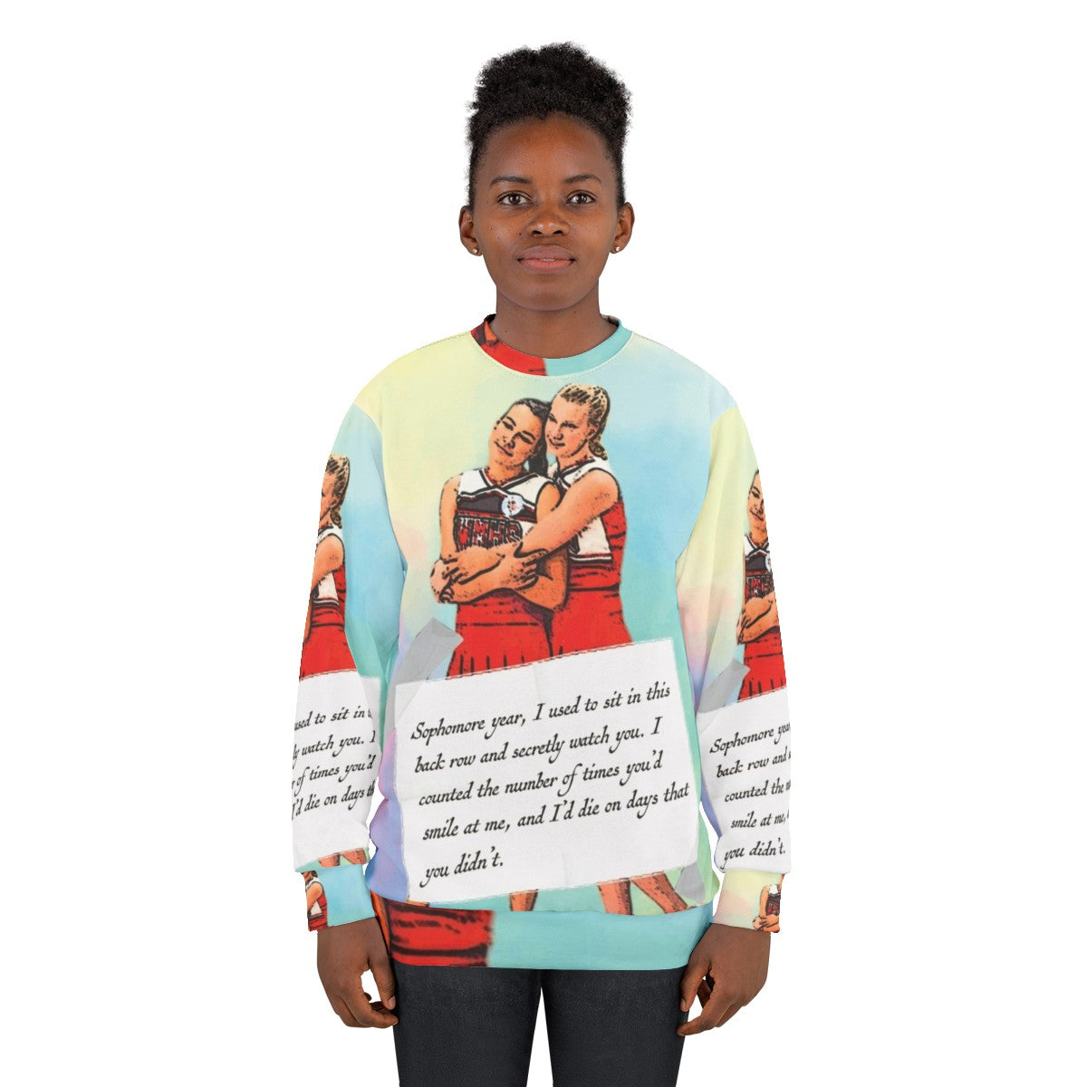 Glee Brittana Watercolor Sweatshirt - women