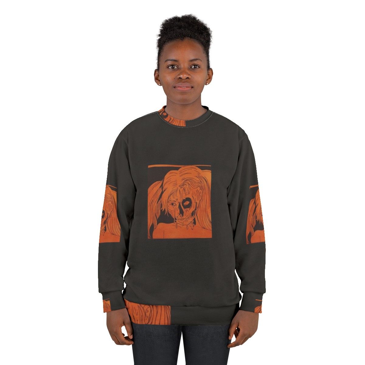 Ashnikko pumpkin spice artwork sweatshirt - women