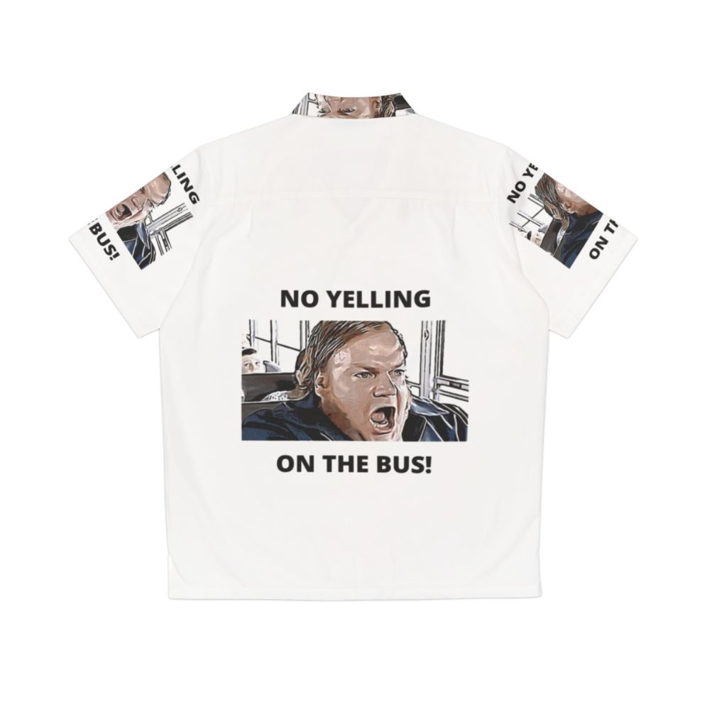 Chris Farley "No Yelling On The Bus" Hawaiian Shirt - Back