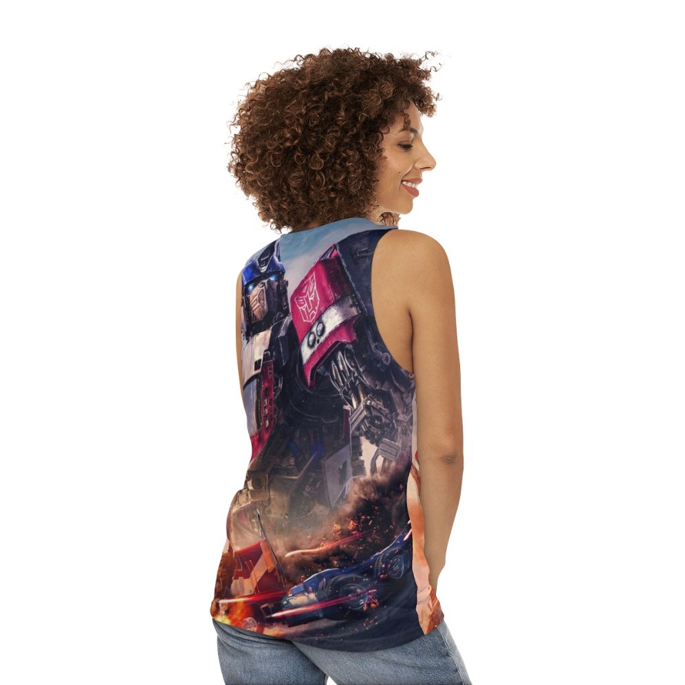 Transformers Rise of the Beasts Unisex Tank Top - women back