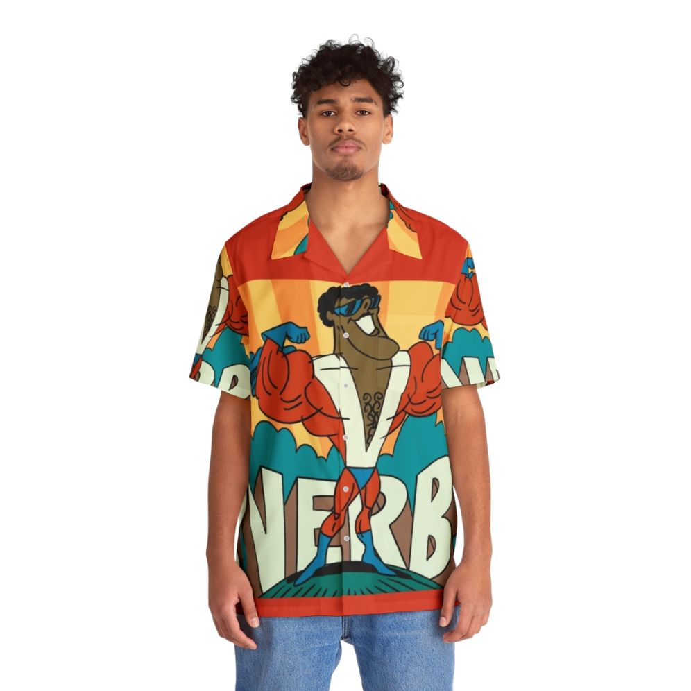 1970s Retro Superhero Hawaiian Shirt - Lifestyle