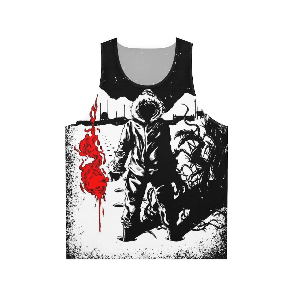 "The Thing" 80s horror cult film unisex tank top