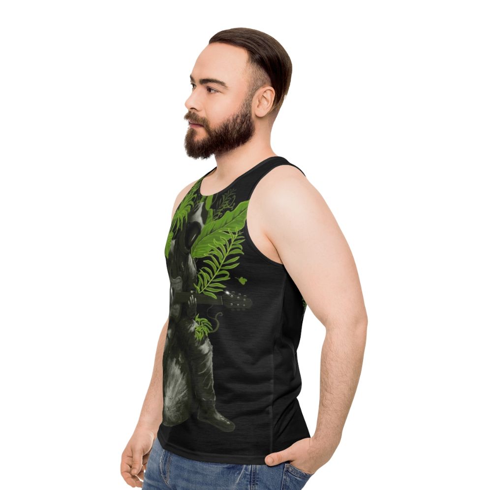 Cosmic Astropical Strum Unisex Tank Top - men side