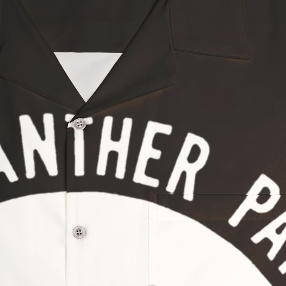 Black Panther Party Revolutionary Hawaii Shirt - Detail