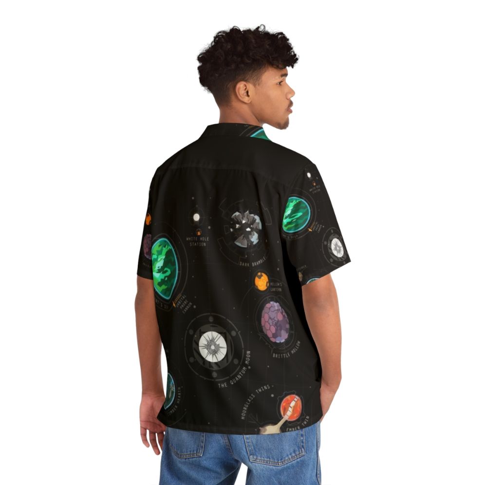 Outer Wilds Hawaiian Shirt featuring the planets and solar system - People Back