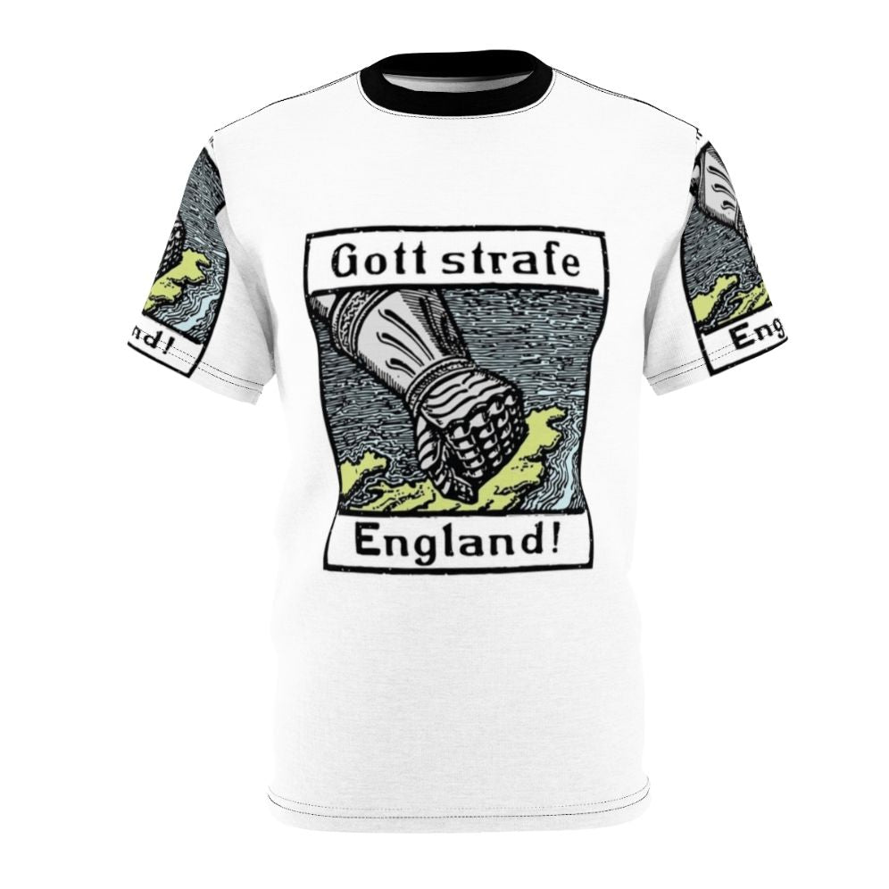 World War 1 themed t-shirt featuring German nationalist and anti-England design