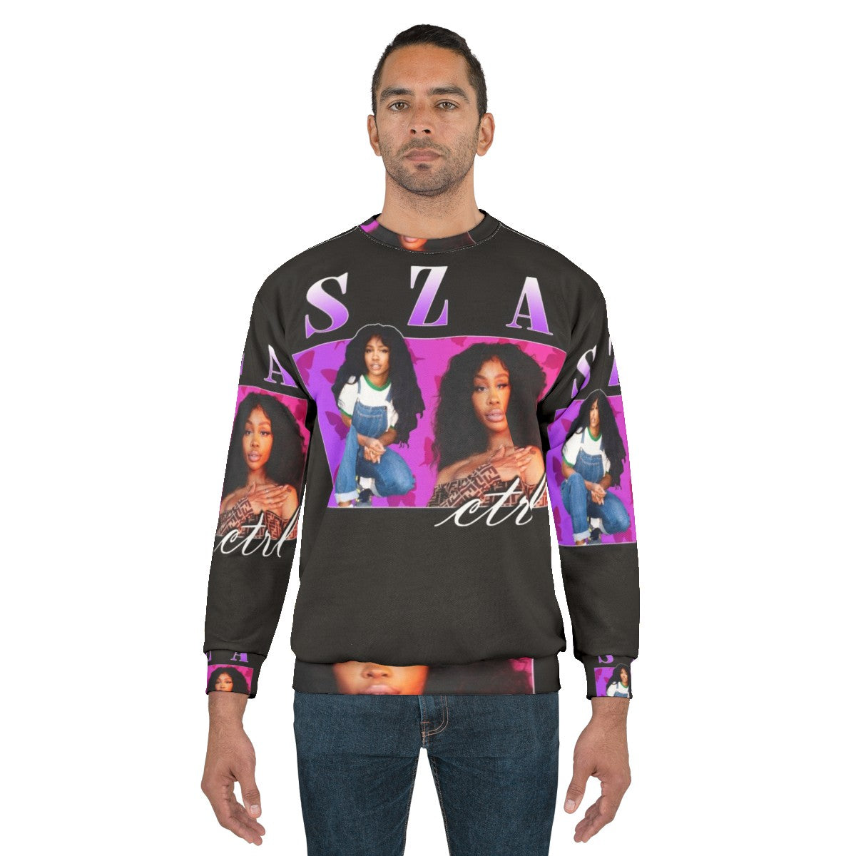 Vintage retro 90s hip-hop and RnB inspired sweatshirt - men