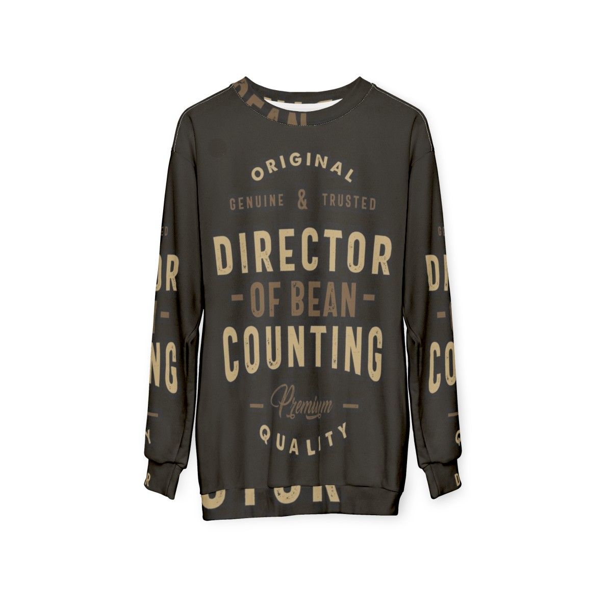 Director of Accounting Sweatshirt with Humorous Typography - hanging