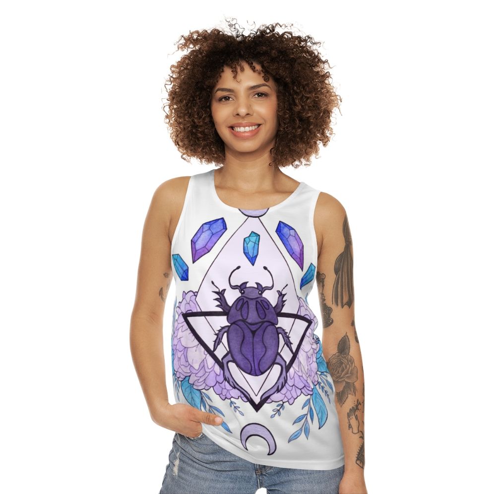 Scarab Queen Unisex Tank Top - women