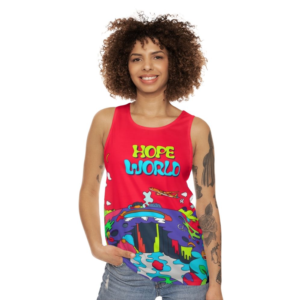 Hope World Unisex Tank Top - women